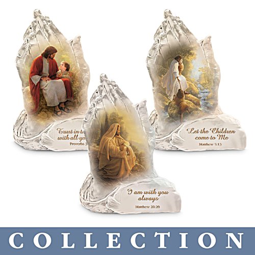 'In God's Hands' Figurine Collection