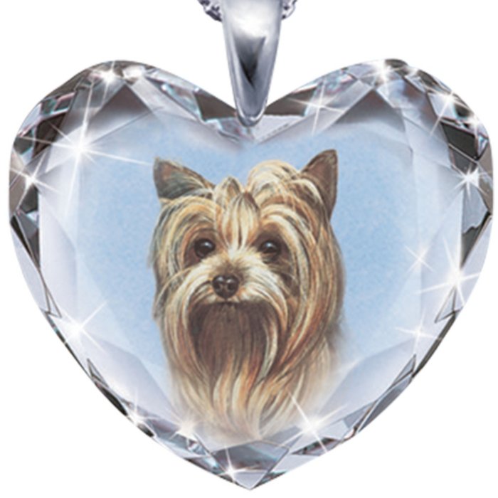 Yorkie Necklace - Heart Yorkie Necklace - Heart