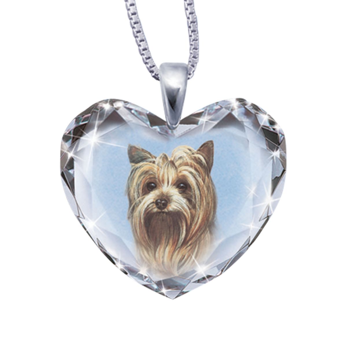 'Close To My Heart' Yorkie Dog Pendant