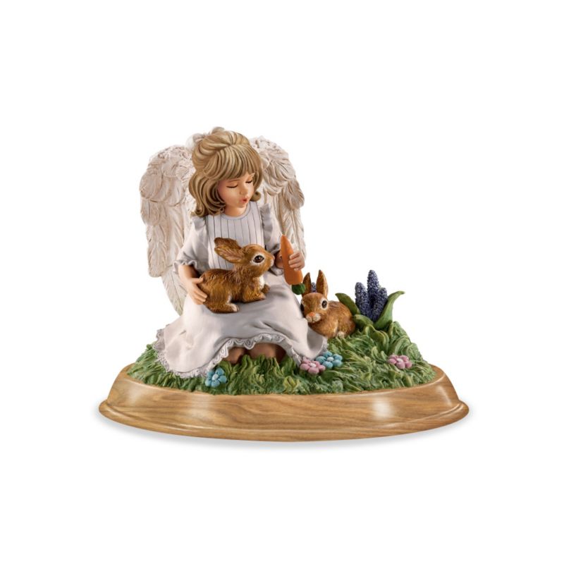 &#039;Nurturing Heart&#039; Guardian Angel Figurine