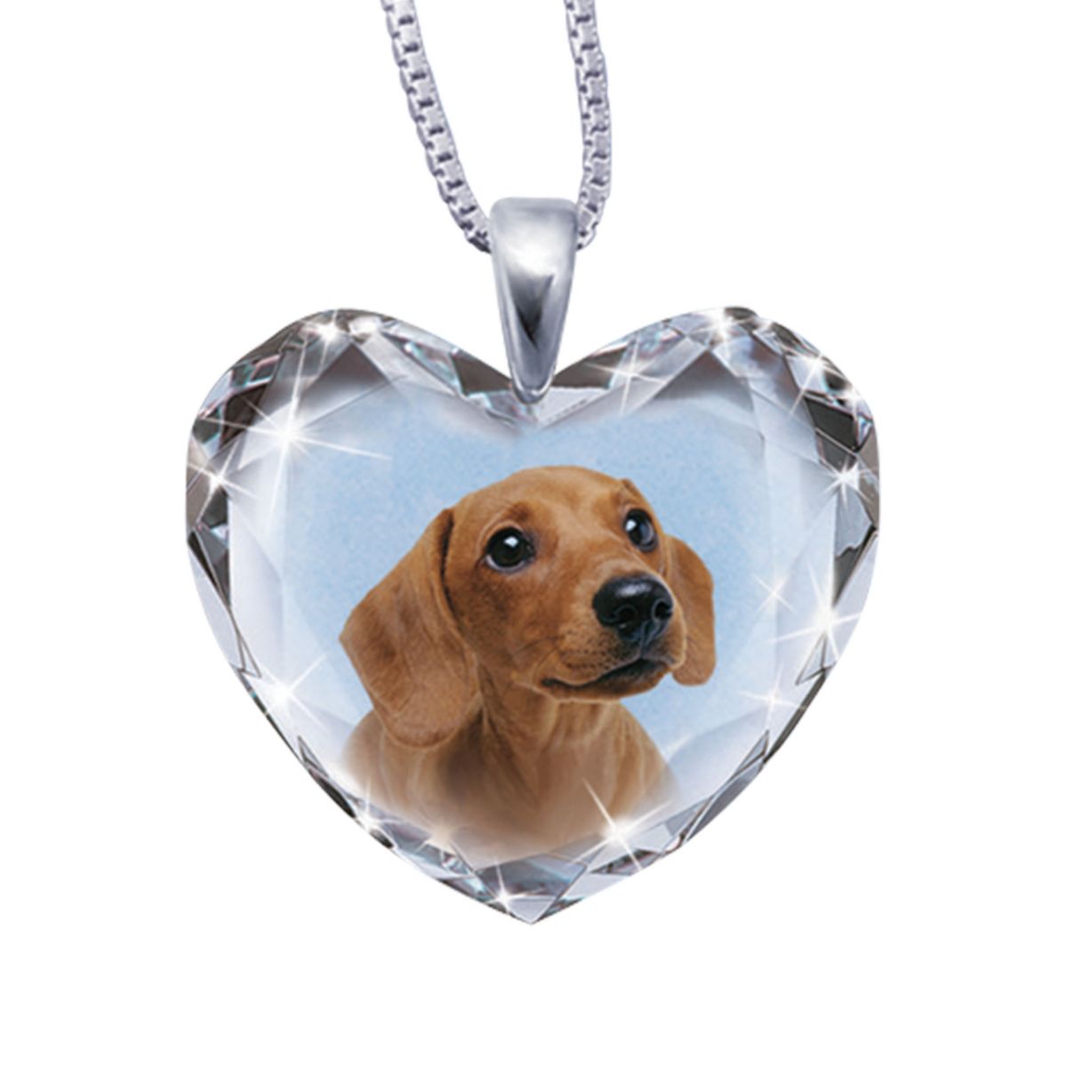 'Close To My Heart' Dachshund Dog Pendant