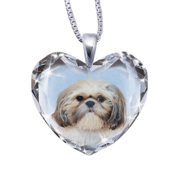 Shih Tzu Heart Necklace Shih Tzu Heart Necklace