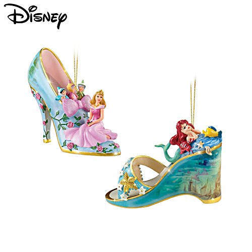 Disney 'Once Upon A Slipper' Christmas Ornament Set3