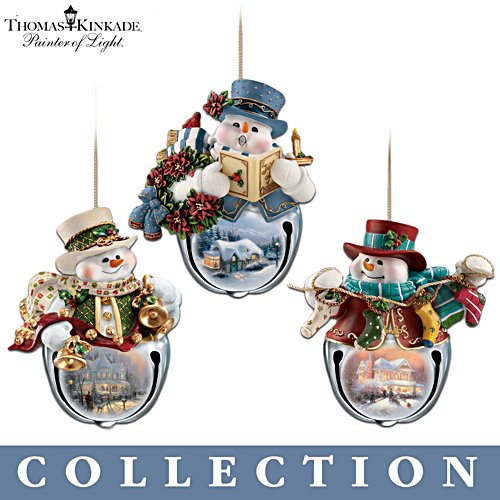 Thomas Kinkade 'Snow Bell Holidays' Ornament Collection