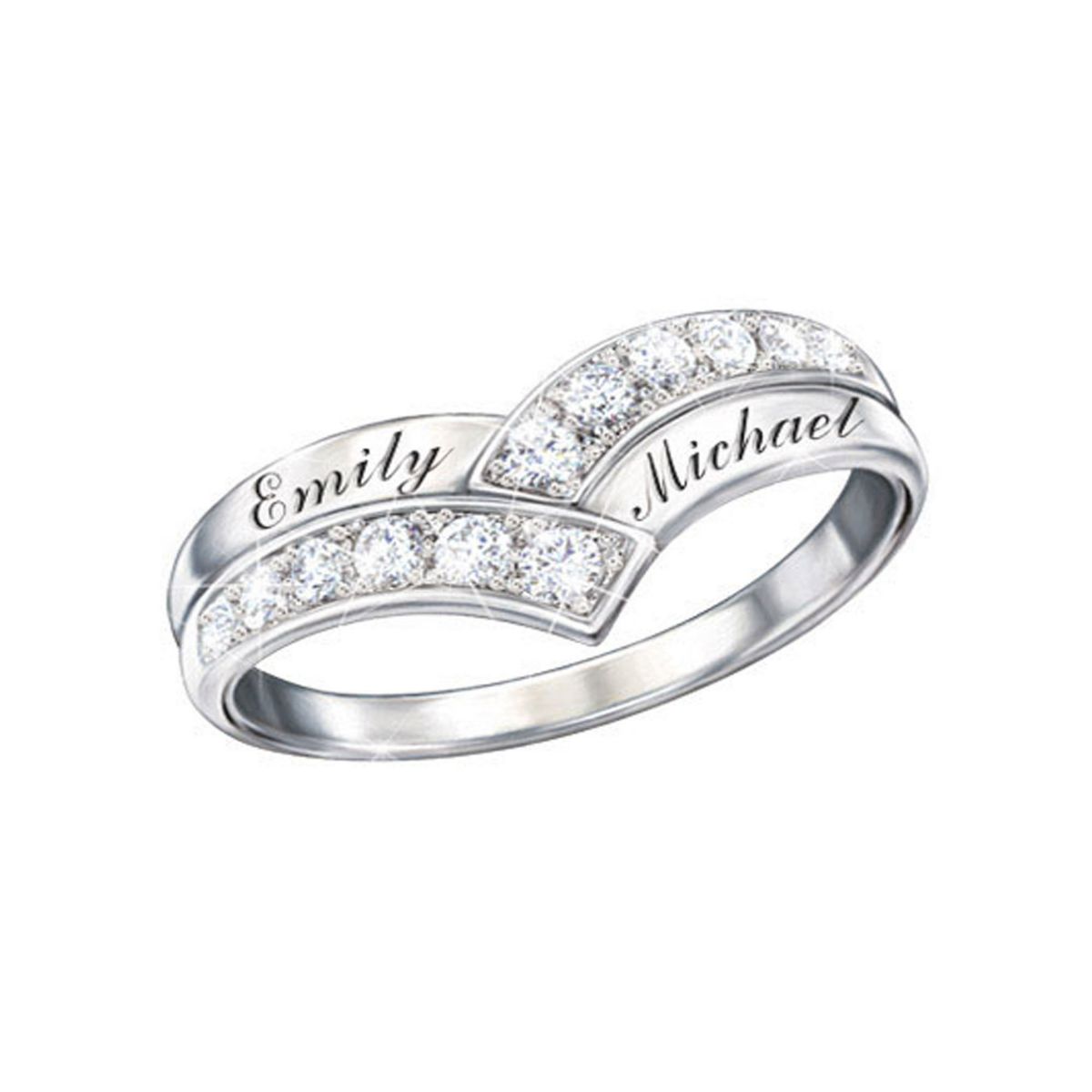 'Enduring Love' Personalised Diamond Ring