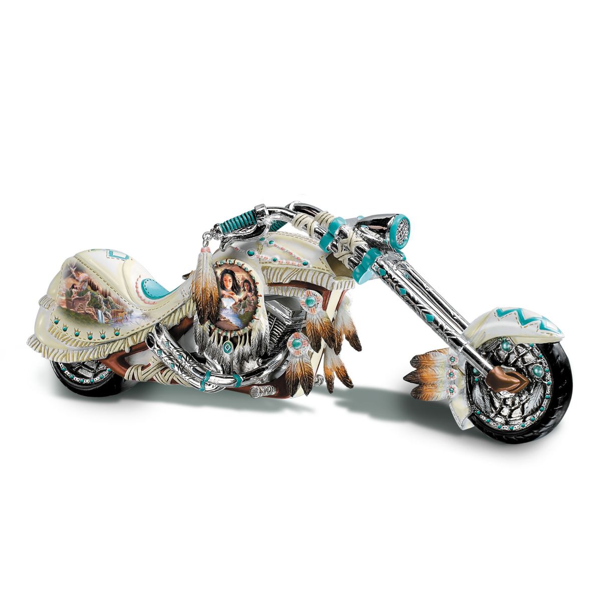 'Dream On Down The Highway' Chopper Figurine