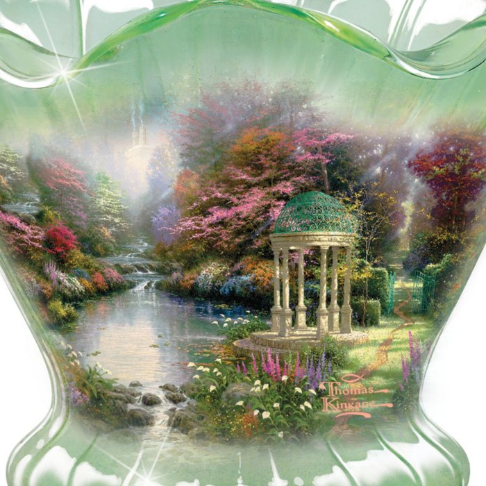 Thomas Kinkade Garden Of Prayer Bowl