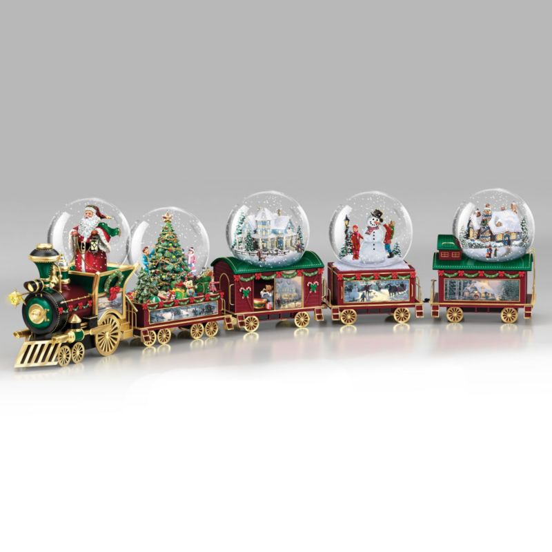 thomas kinkade train set
