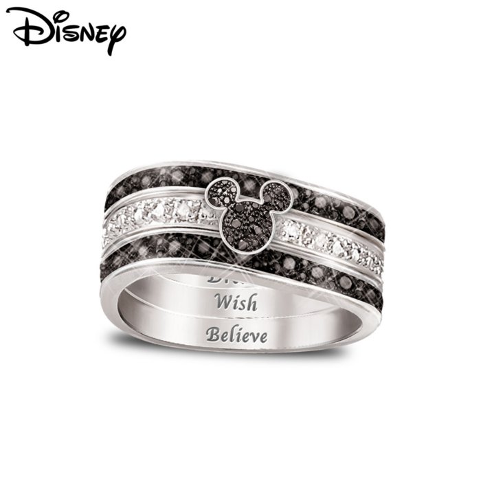 Disney Mickey Mouse Hidden Message Ring