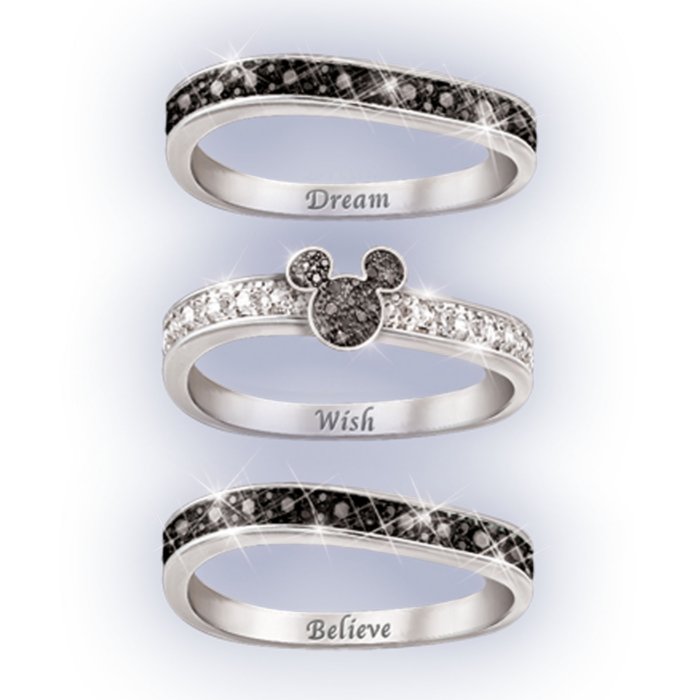 Disney Mickey Mouse Hidden Message Ring