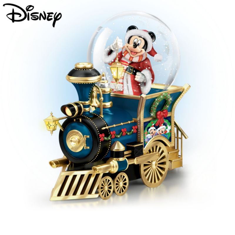 Disney Mickey Mouse 'Santa Mouse Is Comin' To Town' Miniature Snowglobe
