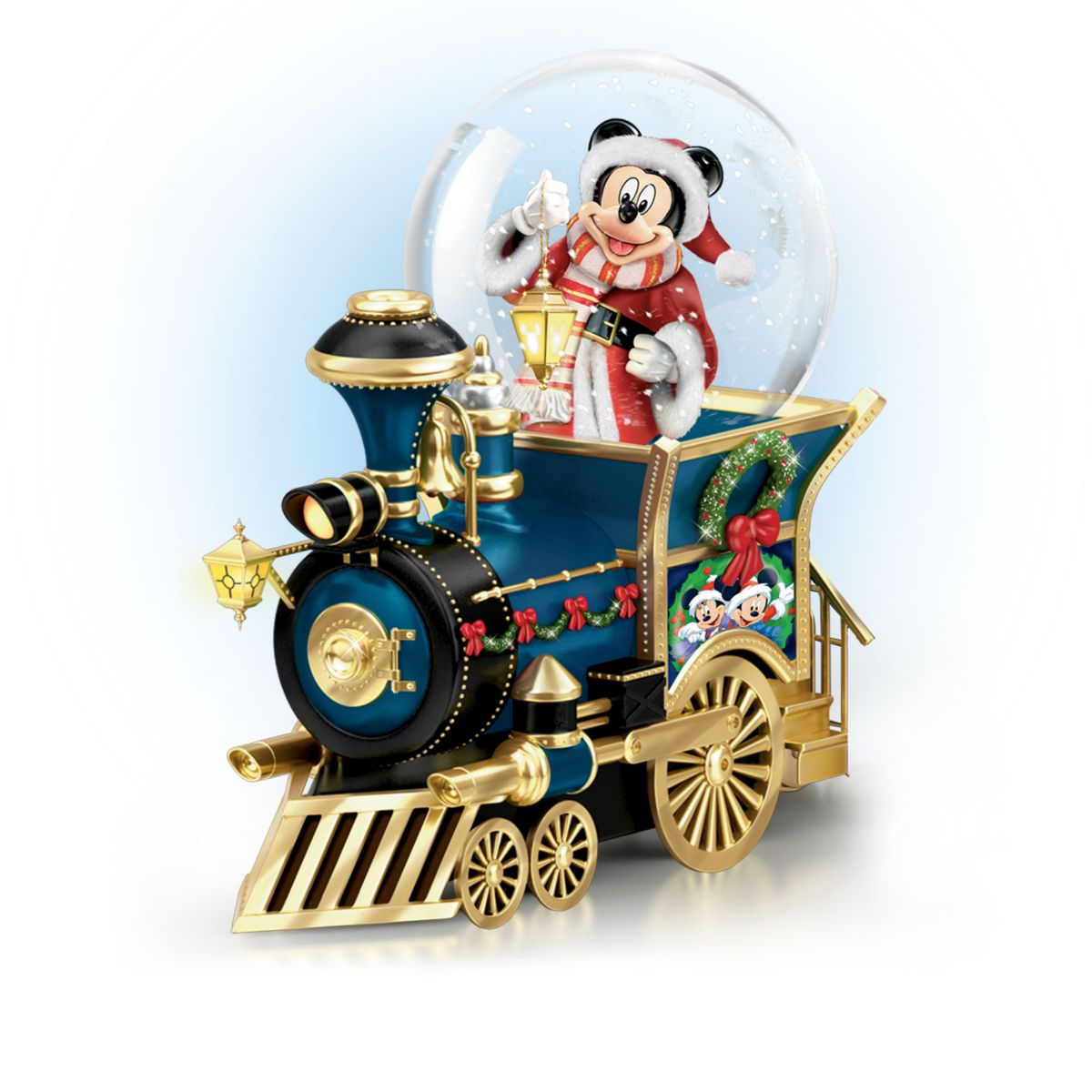 Disney Mickey Mouse 'Santa Mouse Is Comin' To Town' Miniature Snowglobe