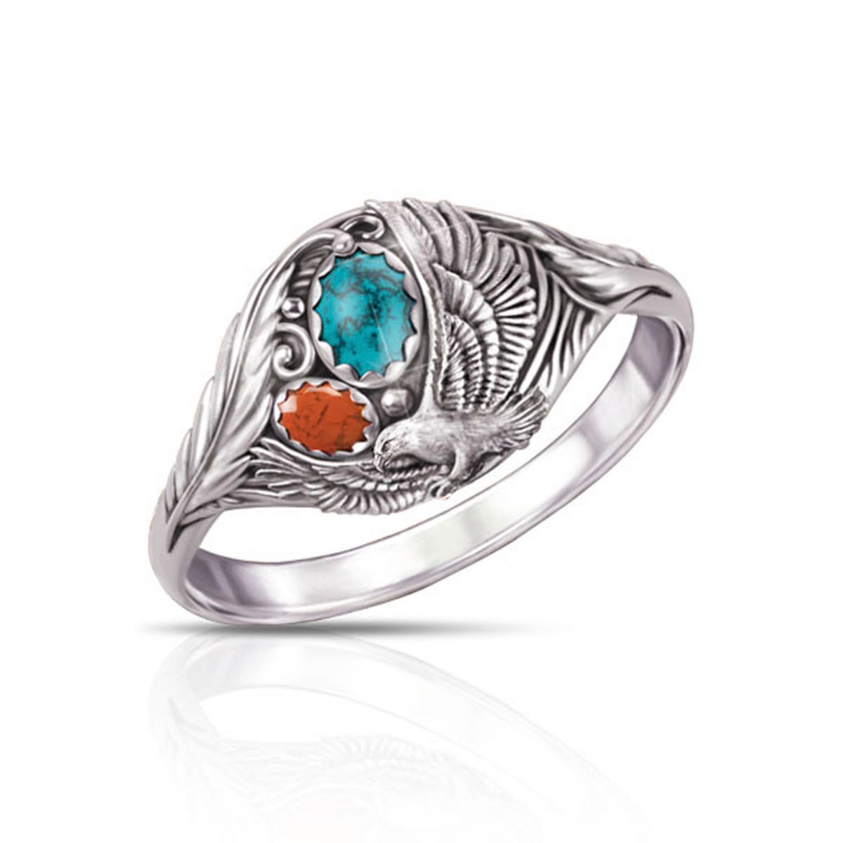 'Spirit Of The Eagle' Turquoise Ring