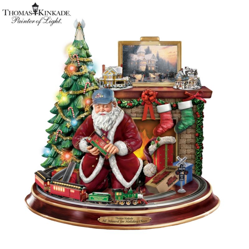 Thomas Kinkade Heirloom Santa Ornament Collection
