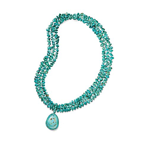 'True Blue' 3-Strand Turquoise Necklace