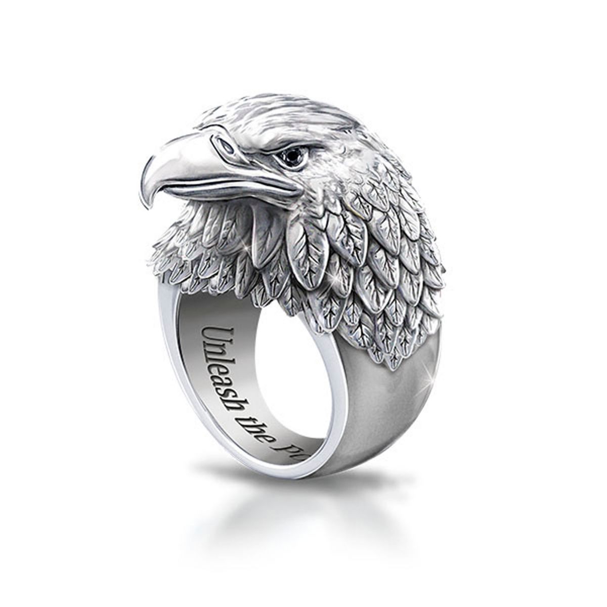 'Strength And Pride' Eagle Ring