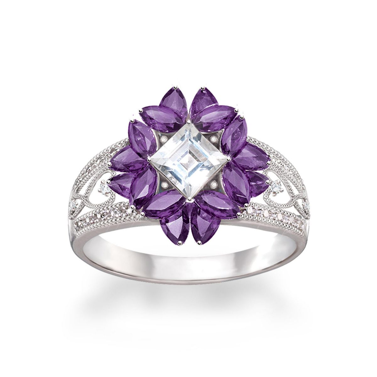 'Twilight Lavender' Amethyst Ring