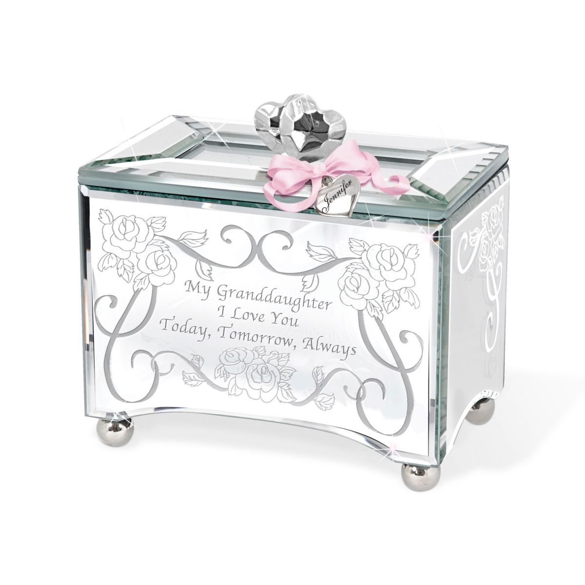 'My Granddaughter, I Love You' Personalised Music Box