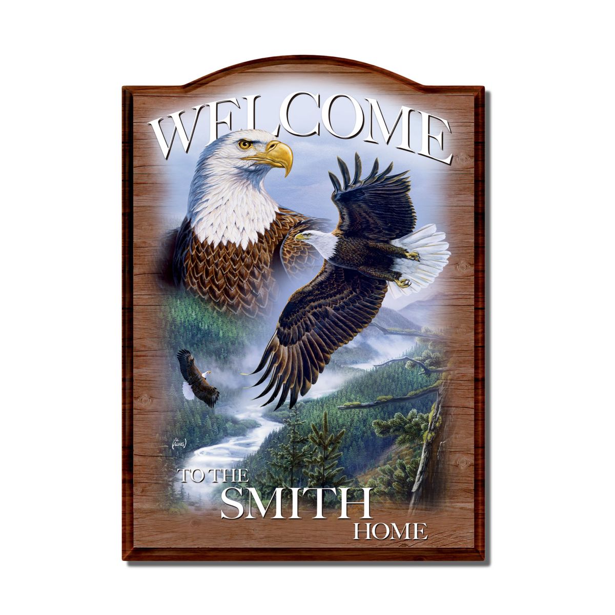'Soaring Guardians' Personalised Welcome Sign