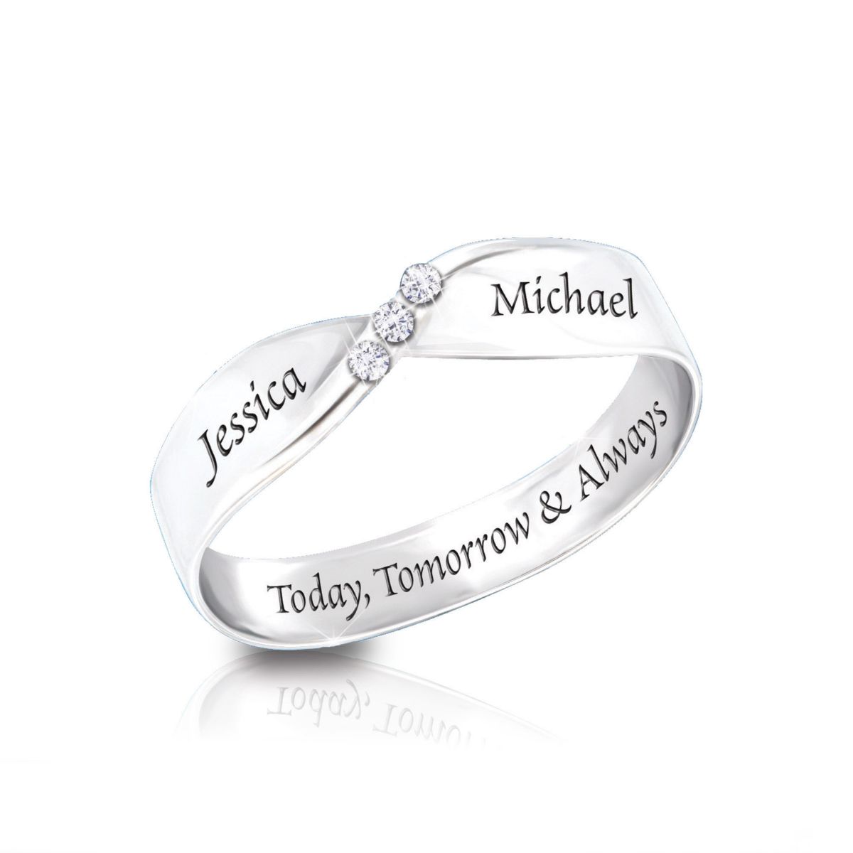 'Infinite Love' Personalised Diamond Ring