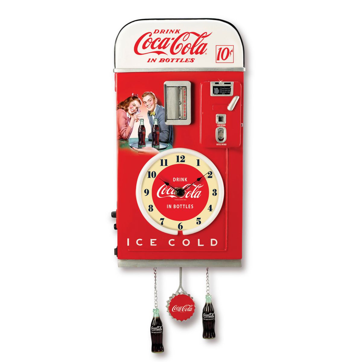 COCA-COLA 'Time For Refreshment' Vending Machine Wall Clock