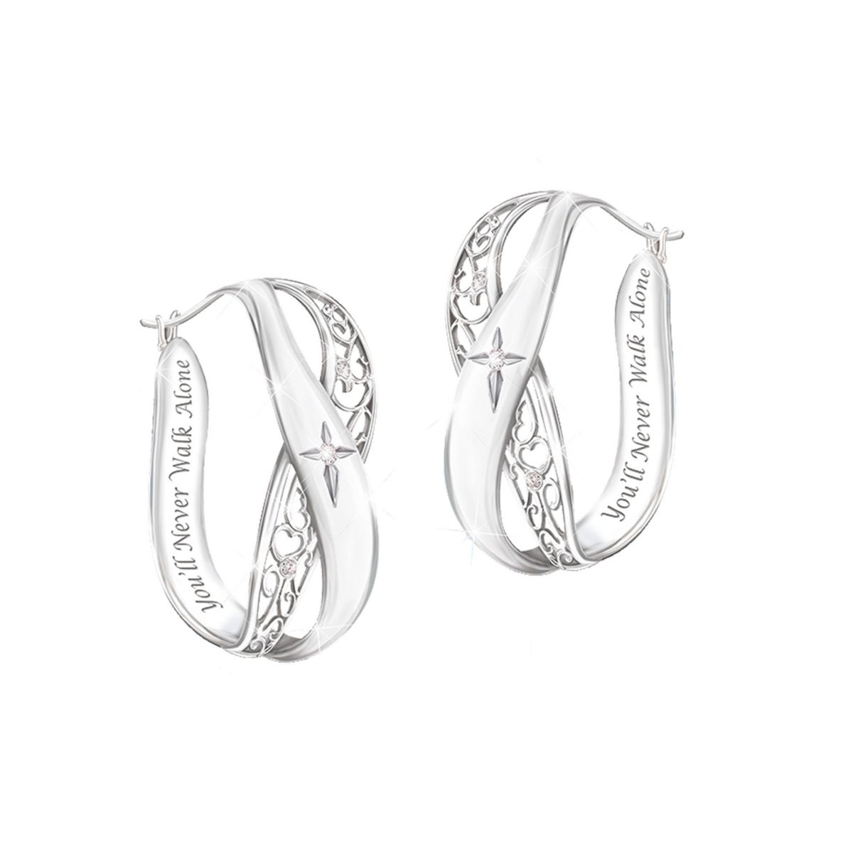 'Pure Faith' Diamond Earrings