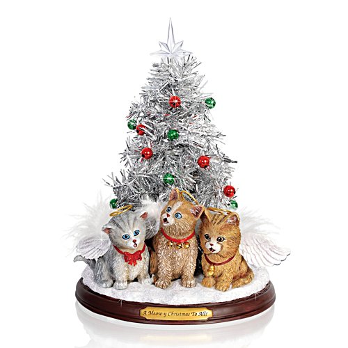 Jürgen Scholz 'A Meow-y Christmas To All' Tabletop Christmas Tree