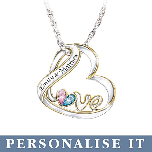 'Love's Heart' Personalised Pendant
