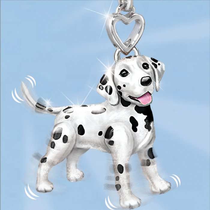 Cute Dalmatian Gift Pet Owner Gift for Dog Mom 925 Sterling Silver Hooks Dalmatian Earrings for Women