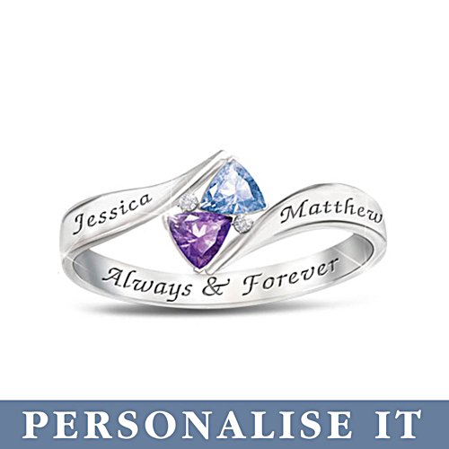 'Love's Promise' Personalised Ring