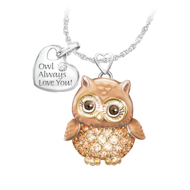 'Granddaughter Owl Always Love You' Pendant