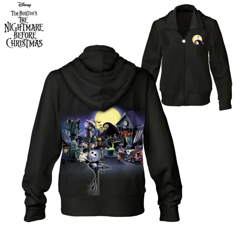 nightmare before christmas hooded cardigan