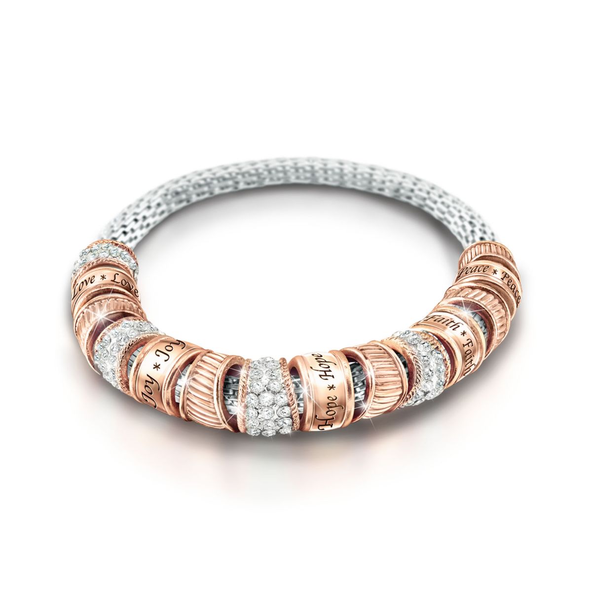 'Nature's Healing Touch' Copper Beaded Bracelet