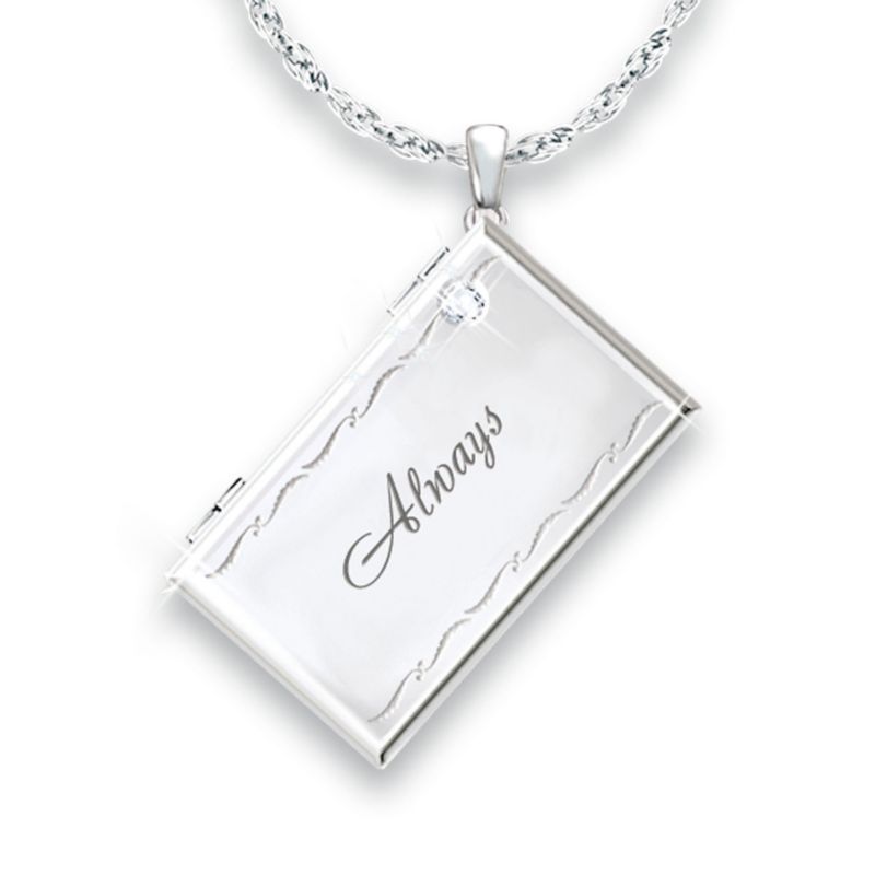 &#039;Message From Heaven&#039; Diamond Remembrance Pendant 