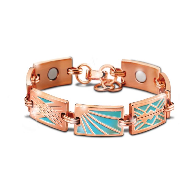 'Healing Waves' Copper Bracelet