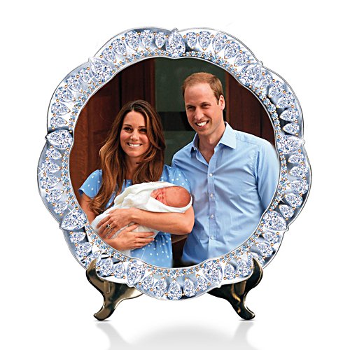 'Prince Of Cambridge, Royal Heir' Jewelled Collector Plate