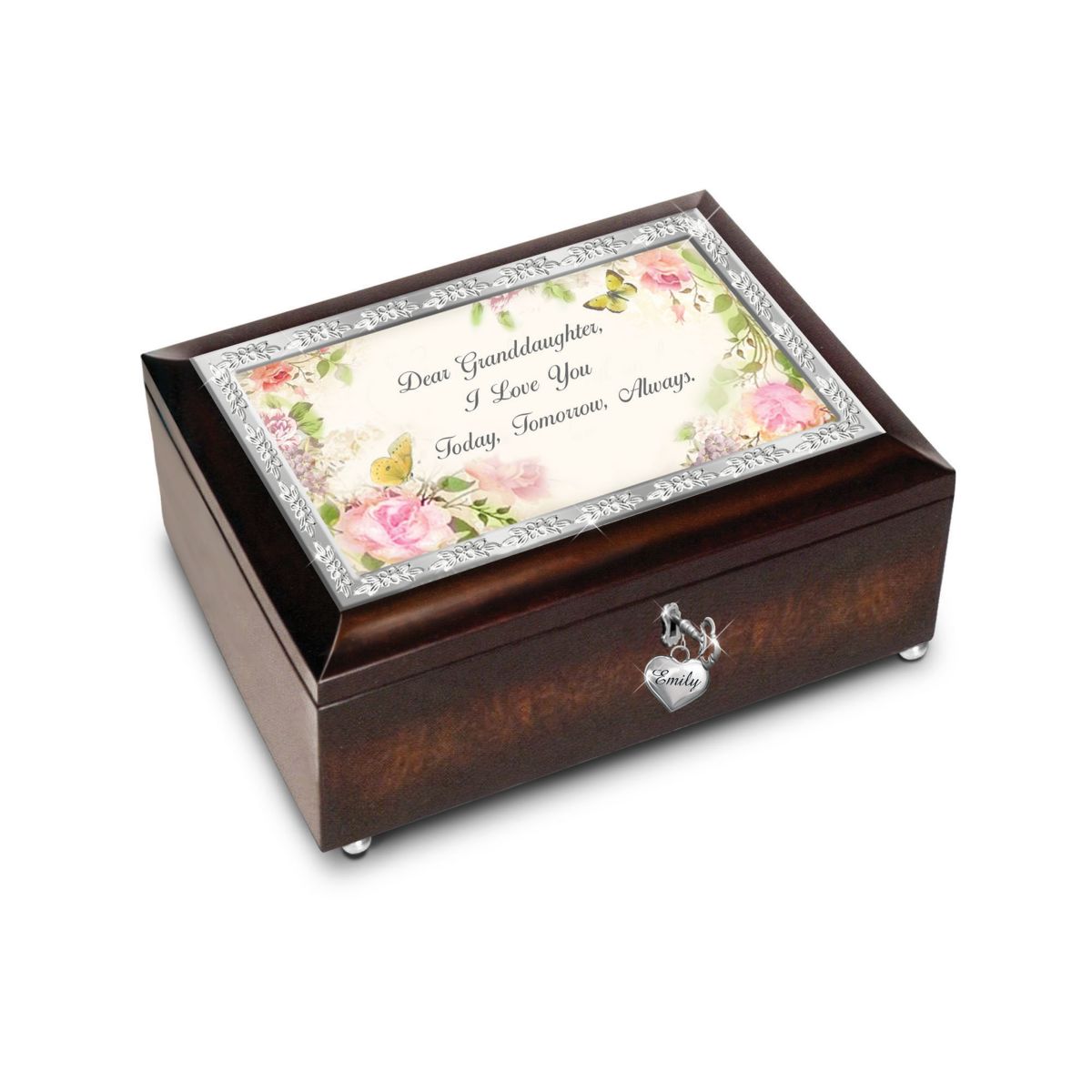 'Granddaughter, I Love You Always' Personalised Music Box