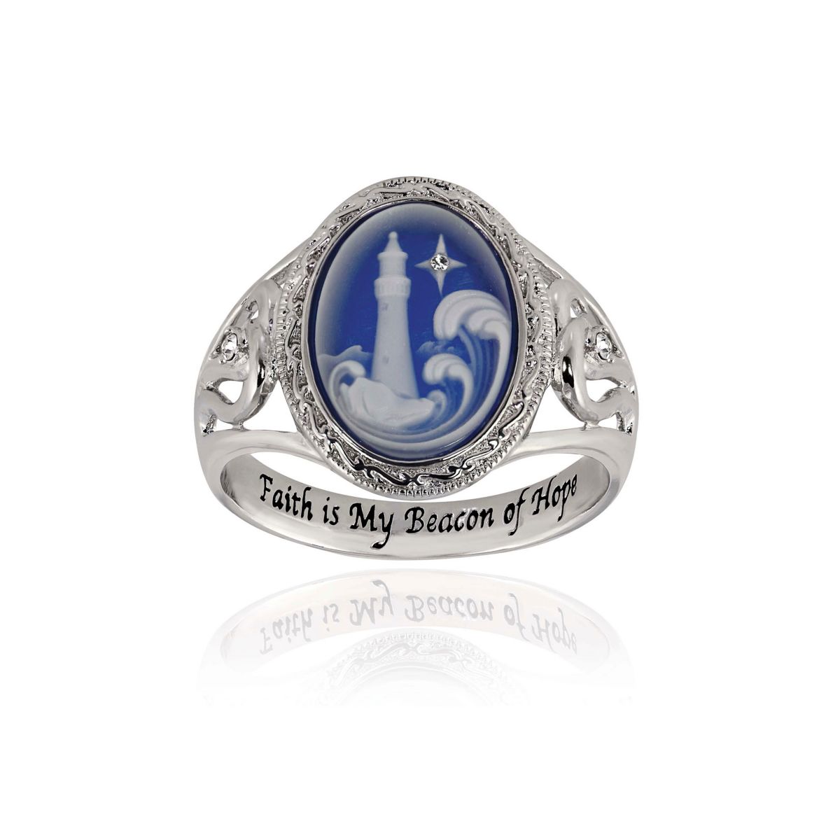 Thomas Kinkade 'Waves Of Hope' Ladies' Ring
