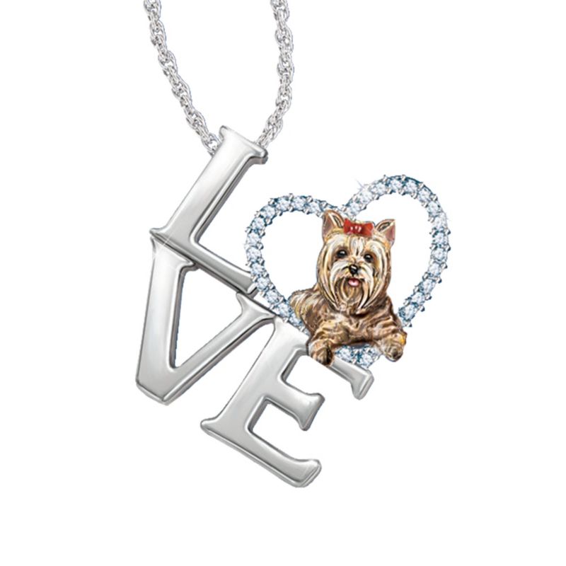 Mein treuer Gefährte – Yorkie-Anhänger