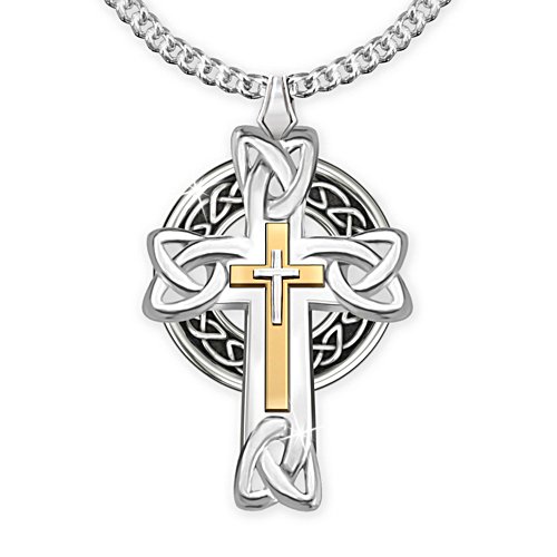 'Celtic Inspirations' Men's Cross Pendant