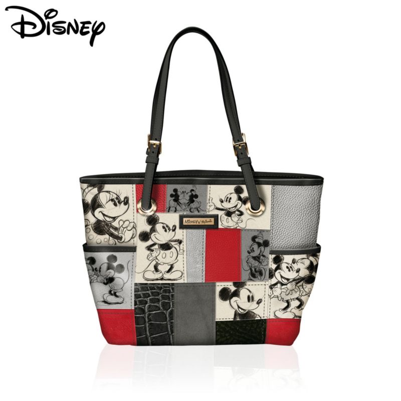 Disney 'Patches Of Love' Mickey And Minnie Tote Bag
