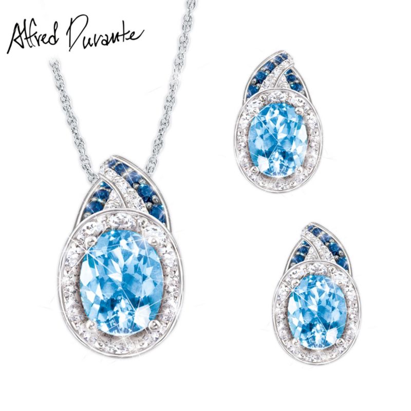 Blaues Entzücken – Schmuckset