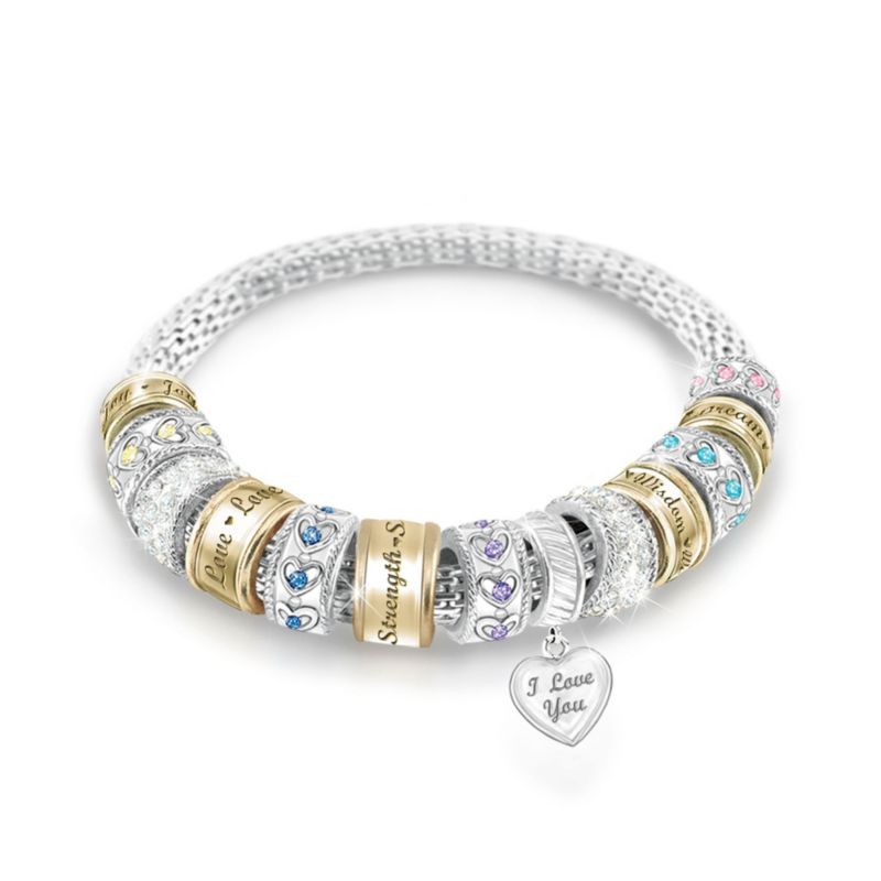 &#039;Message From The Heart&#039; Daughter Beaded Bracelet