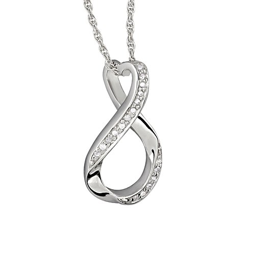 'Forever My Daughter' Diamond Infinity Pendant