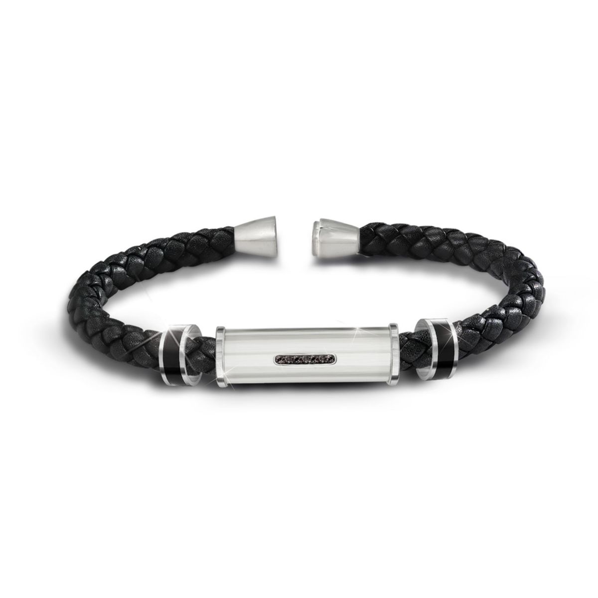 ‘Personal Statement’ Personalised Men's Bracelet