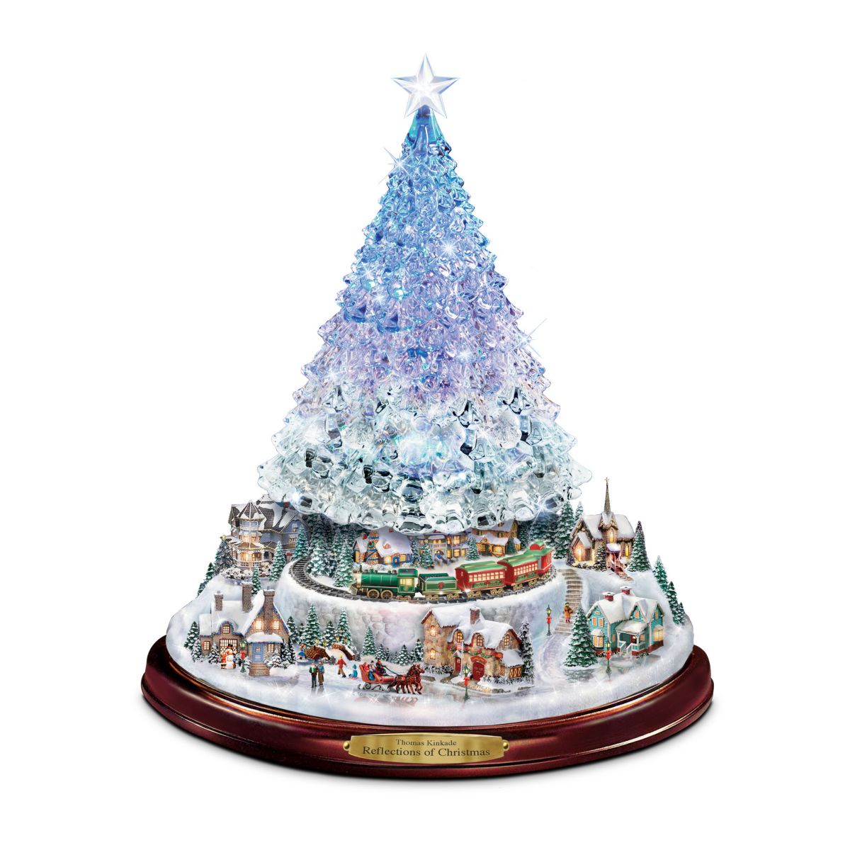 Thomas Kinkade 'Reflections Of Christmas' Tabletop Tree