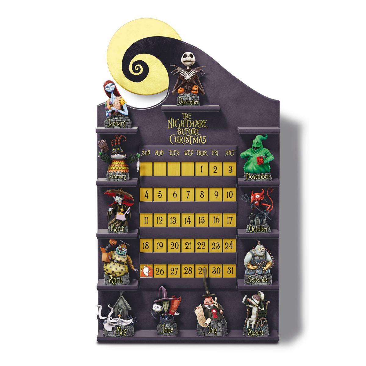 Disney Tim Burton's The Nightmare Before Christmas Perpetual Calendar Collection