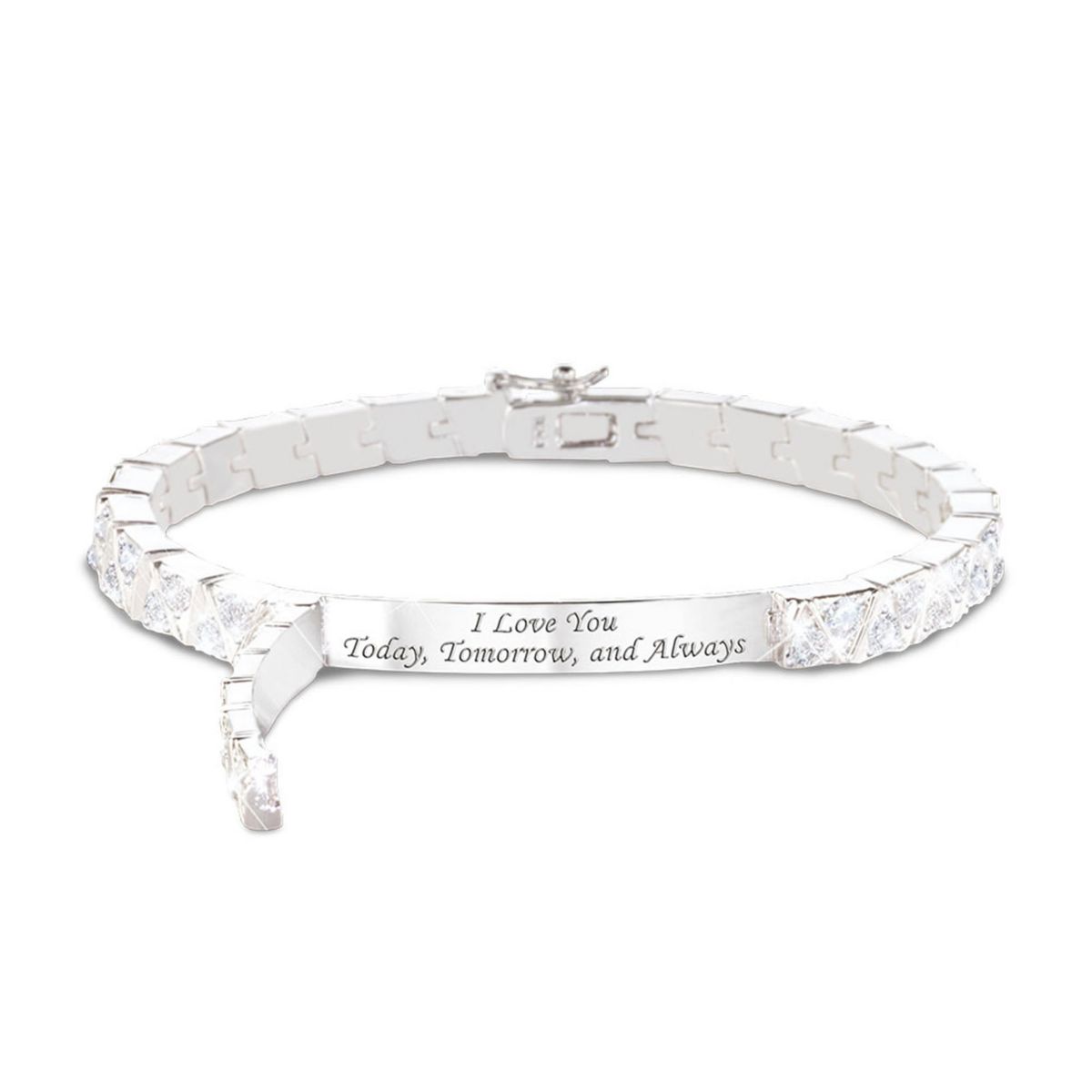 'Hidden Message Of Love' Personalised Bracelet