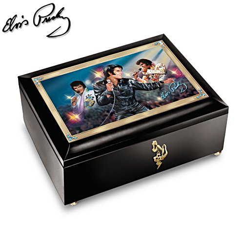 'Elvis™ In Concert' Illuminated Music Box
