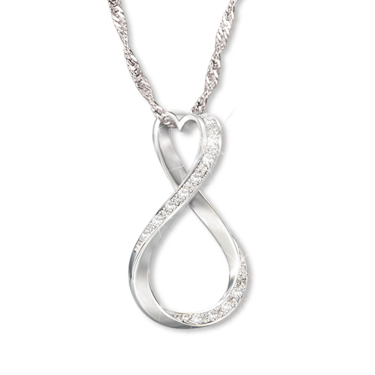 'Forever Our Love' Personalised Diamond Pendant